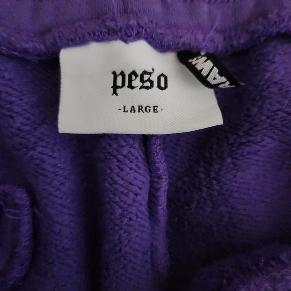 Peso Heavy Raw Purple Shorts - Picture 4 of 8